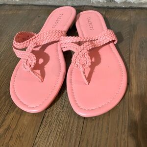 Talbots Pink Braided Sandals